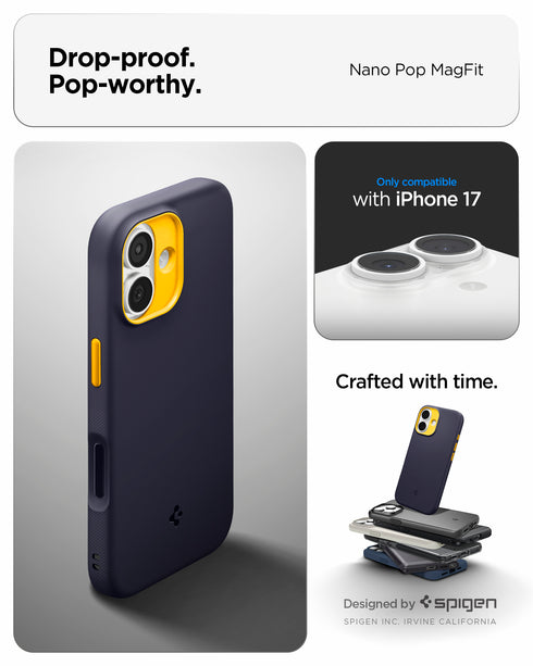 Spigen Чехол для iPhone 17 – Nano Pop (MagFit)